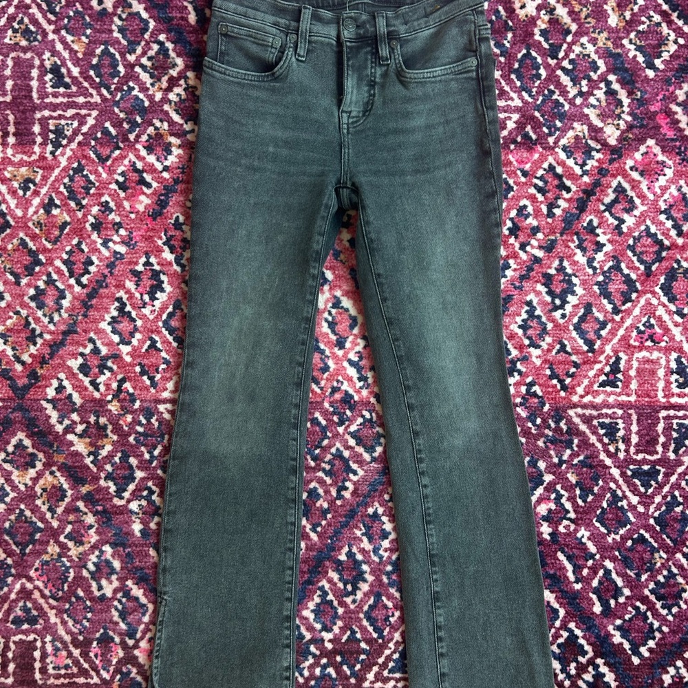 Flared Gray Women's Jeans